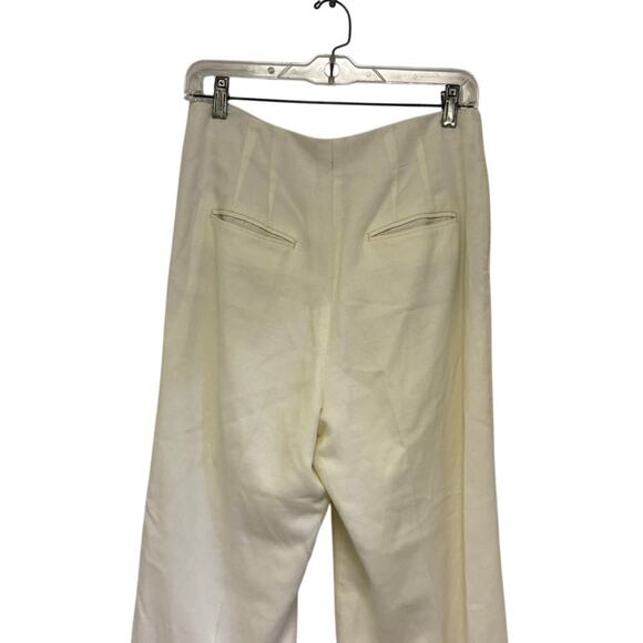 Ann Taylor White Linen Blend Pants Size 6 - Picture 4 of 7